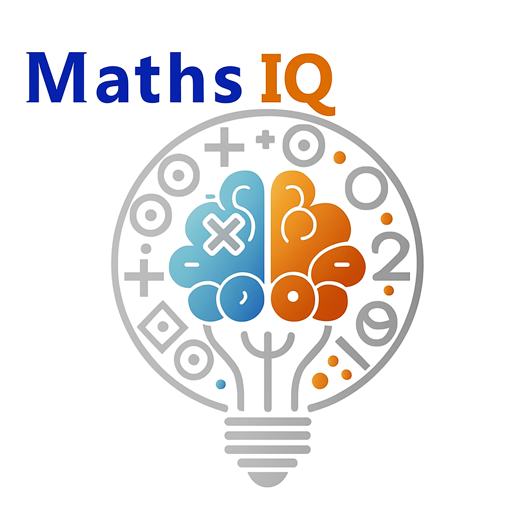 Maths IQ learning illustration